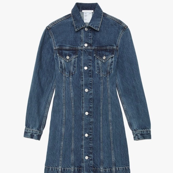 Helmut Lang FEMME TRUCKER DRESS. XS - Picture 4 of 5